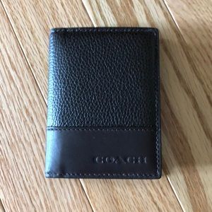 Coach bifold card wallet